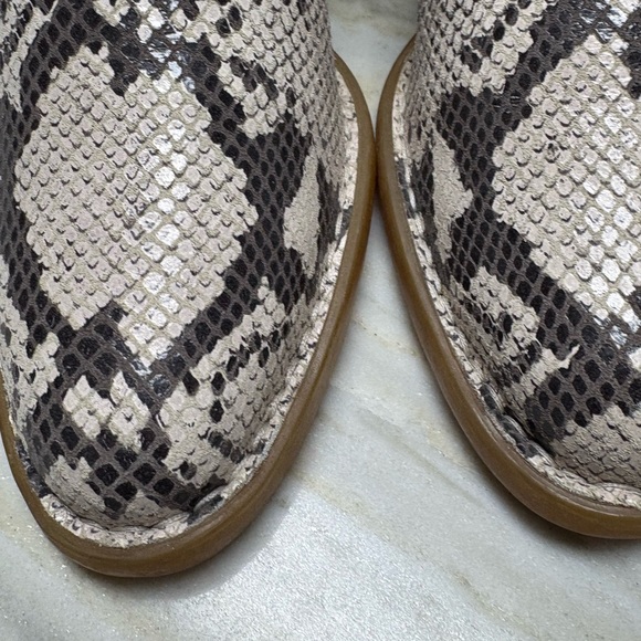 Born Snake Print Ankle Boots - Gray and Black - Picture 3 of 6